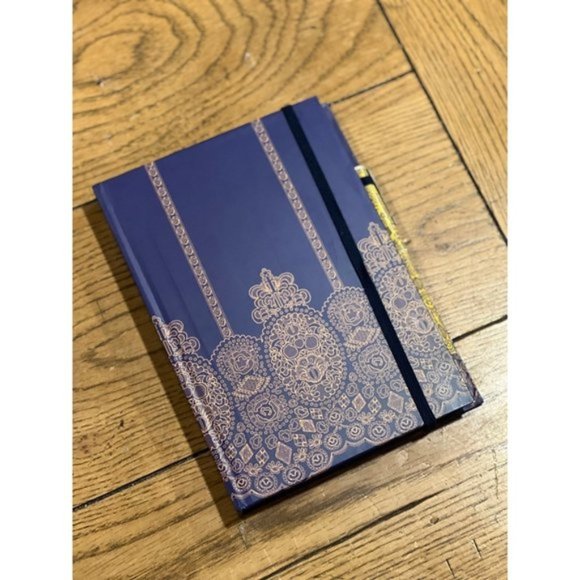 Purple Journal and Attached Pen - Picture 1 of 7